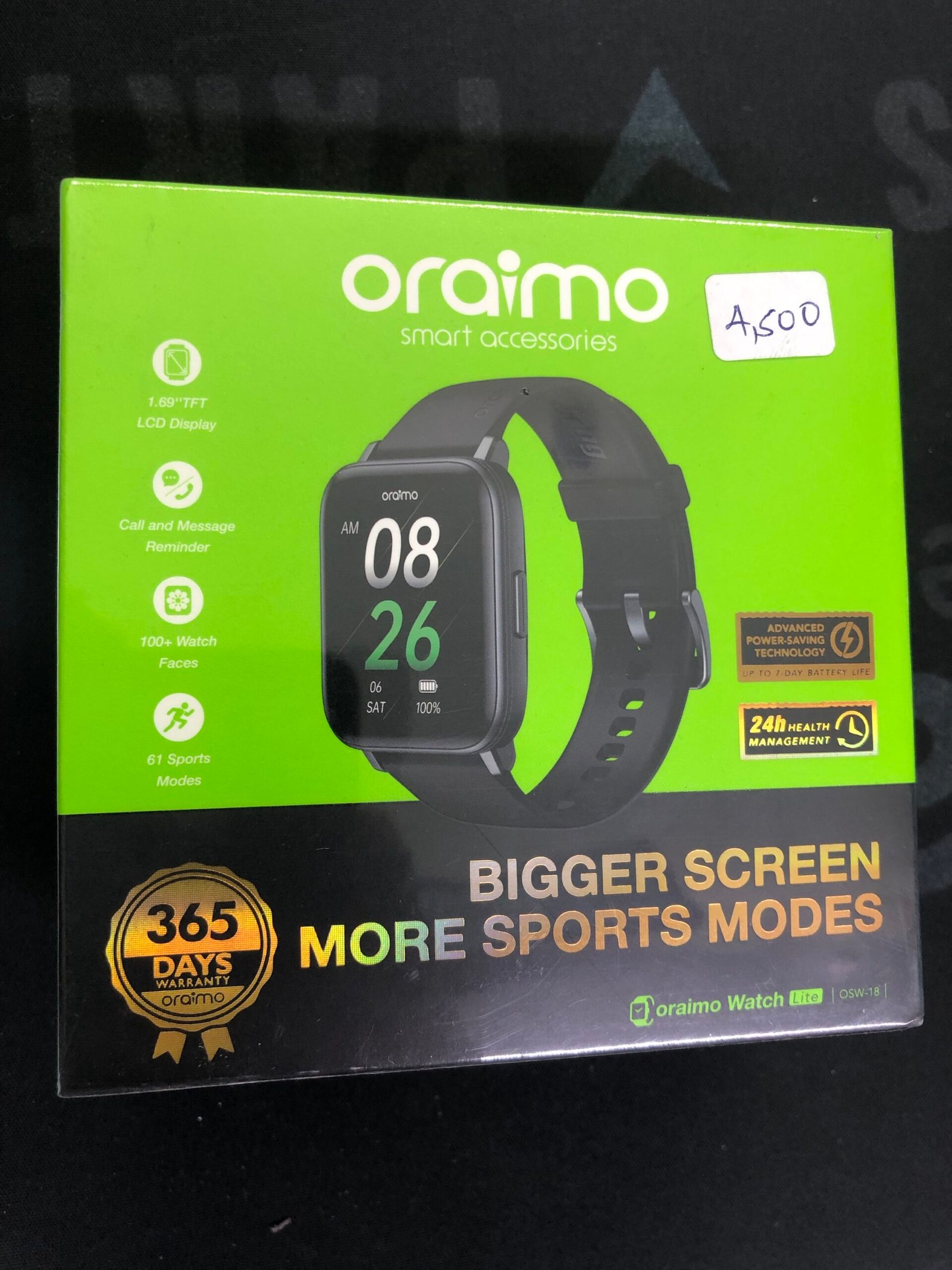 Brand new Original Oraimo Tempo S2 Osw-11N Smart Watch